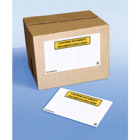 Buste autoadesive portadocumenti WePack f.to 24x18 cm trasparente conf. da 1000 buste - A-441/S