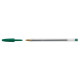 Penna a sfera BIC Cristal M 1 mm verde  Conf. 50 pezzi - 8373629