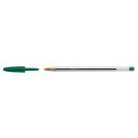 Penna a sfera BIC Cristal M 1 mm verde  Conf. 50 pezzi - 8373629