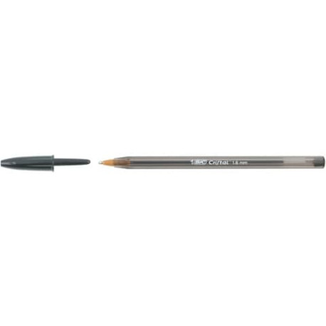 Penna a sfera BIC Cristal Large 1,6 mm nero Conf. 50 pezzi - 880648