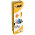 Penne a sfera con cappuccio BIC Cristal Large Multicolour 1,6 mm assortiti conf. 20 pezzi - 926381