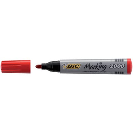 Marcatore permanente BIC Marking 2000 punta conica 4,95 mm rosso 8209133