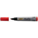 Marcatore permanente BIC Marking 2300 punta scalpello 3,7-5,5 mm rosso 8209243