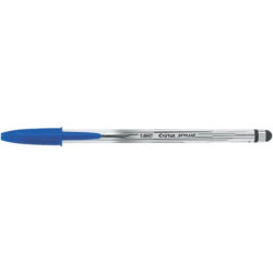 Penna a sfera BIC Cristal Stylus M 1 mm blu 926388