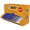 Penne gel BIC Cristal Gel+ M 0,7 mm blu  value pack 35+5 - 920402