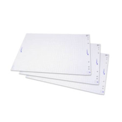 Blocco di carta per lavagna Legamaster 20 fogli 98x65 mm bianco quadrettato conf. 5 rotoli - L-1565 