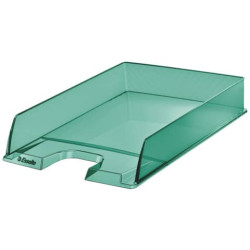 Vaschetta portacorrispondenza Esselte Colour'Ice polistirolo A4 verde trasparente - 626275