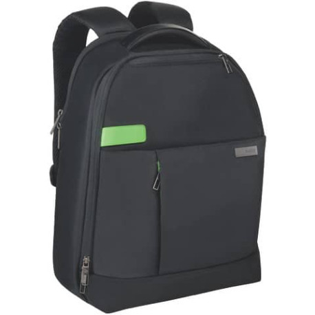 Zaino portacomputer Leitz Smart Traveller 13,3" poliestere 2 scomparti nero - 60870095