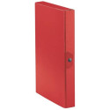 Cartelle portaprogetti Esselte C24 EUROBOX dorso 4 cm presspan biverniciato rosso - 390324160