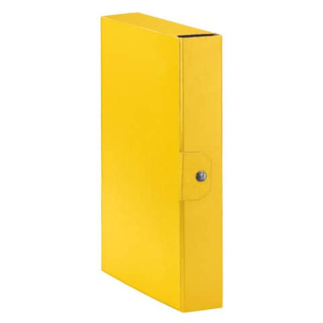 Cartelle portaprogetti Esselte C26 EUROBOX dorso 6 cm presspan biverniciato giallo - 390326090