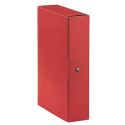 Cartelle portaprogetti Esselte C26 EUROBOX dorso 6 cm presspan biverniciato rosso - 390326160