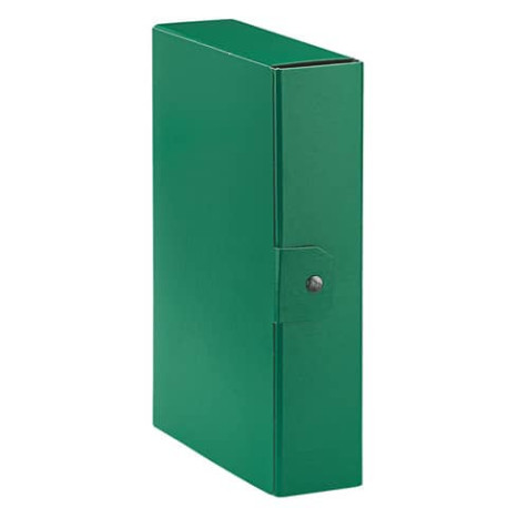 Cartelle portaprogetti Esselte C28 EUROBOX dorso 8 cm presspan biverniciato verde - 390328180