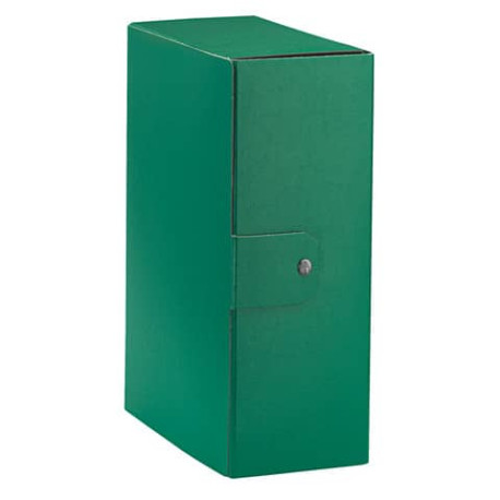 Cartella portaprogetti Esselte C32 EUROBOX dorso 12 cm presspan biverniciato verde - 390332180