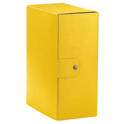 Cartella portaprogetti Esselte C35 EUROBOX 25x35 cm - dorso 15 cm presspan biverniciato giallo - 390