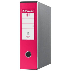 Registratori con custodia Esselte G53 EUROFILE commerciale D8 cartone rivestito in PP fucsia - 39075