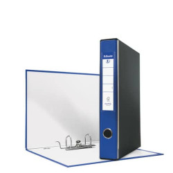 Registratore con custodia Esselte G54 Eurofile protocollo 29,5x35cm - dorso 5 cm blu - 390754050