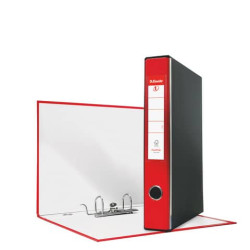 Registratore con custodia Esselte G54 Eurofile protocollo 29,5x35 cm - dorso 5 cm rosso - 390754160