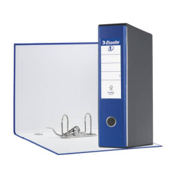 Registratore con custodia Esselte G55 Eurofile protocollo 29,5x35 cm - dorso 8 cm blu - 390755050