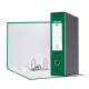 Registratore con custodia Esselte G55 Eurofile protocollo 29,5x35cm - dorso 8 cm verde - 390755180