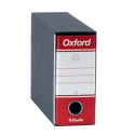 Registratore con custodia Esselte G81 OXFORD memorandum 29,5x19 cm - dorso 8 cm rosso - 390781160