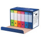 Registratori con custodia Esselte Oxford Box G85 protocollo 54,5x36,5 cm - dorso 8 cm assortiti  con