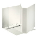 Raccoglitore personalizzabile Esselte Display Maxi 4 anelli a D 27x35 cm dorso 5 cm bianco - 3947540