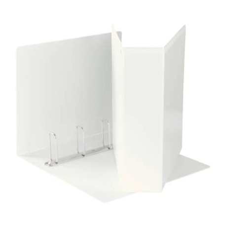 Raccoglitore personalizzabile Esselte Display a 4 anelli a Q 65mm PP eco-comp. bianco formato Maxi- 