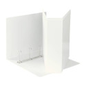 Raccoglitore personalizzabile Esselte Display a 4 anelli a Q 65mm PP eco-comp. bianco formato Maxi- 