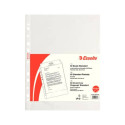 Buste a perforazione universale goffrate Esselte STANDARD 22x30 cm trasparente antiriflesso  conf.50