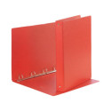 Raccoglitore Esselte Daily a 4 anelli tondi 25mm robusto cartone rivestito in PP rosso 22x30 cm dors