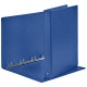 Raccoglitore Esselte DAILY a 4 anelli tondi 25mm robusto cartone rivestito in PP blu 22x30 cm dorso 