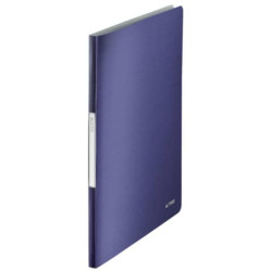 Portalistini a fogli fissi - 80 fogli Leitz STYLE in PPL con 40 buste A4 blu titanio - 39590069