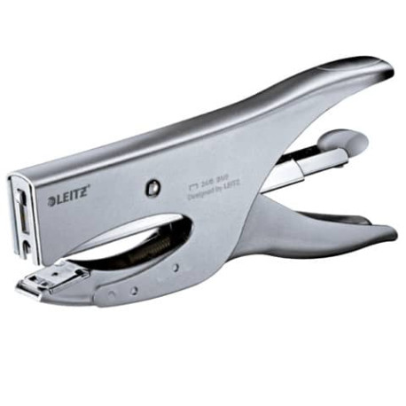 Cucitrice a pinza max 40 fogli Leitz 5549 grigio metallizzato satinato 55490081