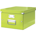 Scatola per archiviazione universale "M" Leitz CLICK & STORE A4 verde metallizzato - 60440064