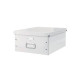 Scatola per archiviazione universale "L" Leitz CLICK & STORE A3 bianco metallizzato - 60450001