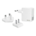 Caricatore da muro Universale con 2 porte USB - 12W Leitz bianco 65200001