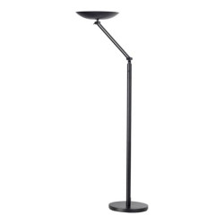 Lampada a terra a led UNILUX Varialux articolata nero 400090469