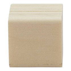 Supporti per targhe scrivibili Tag Securit® in legno 2,5x2,5 cm legno set da 6 cubi - TAG-HLD-TE