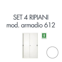 Armadio a porte battenti Tecnical 2 4 PIANI PER 612 612-BA BIANCO 805141163039