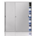 Armadio a porte scorrevoli 615 Tecnical 2 2 FIANCHI +1 TRAMEZZA+ ACCESS. PER 615 GRIGIO + ISTRUZ. gr