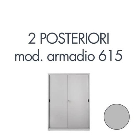 Armadio a porte scorrevoli 615 Tecnical 2 2 POSTERIORI PER 615 GRIGIO 805141163048