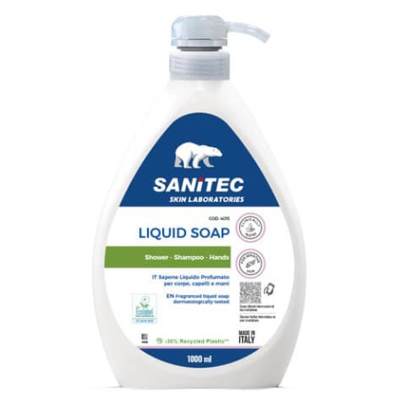 Detergente liquido mani, viso e vorpo SANITEC Green Power 1000 ml 4015