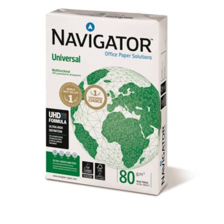 Carta per fotocopie A4 Navigator Universal 80 g/m² Risma da 500 fogli NUN0800652