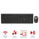 Set tastiera e mouse wireless TRUST Nola nero 18772