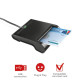 Smart Card Reader USB 2.0 per PC TRUST con cavo da 1,1 m nero 23084