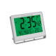 Orologio digitale da parete ALBA radiocontrollato LCD 20x3x15 cm Bianco HORLCDNEO