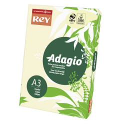 Carta colorata A3 INTERNATIONAL PAPER Rey Adagio avorio 93 risma 250 fogli - ADAGI160X486