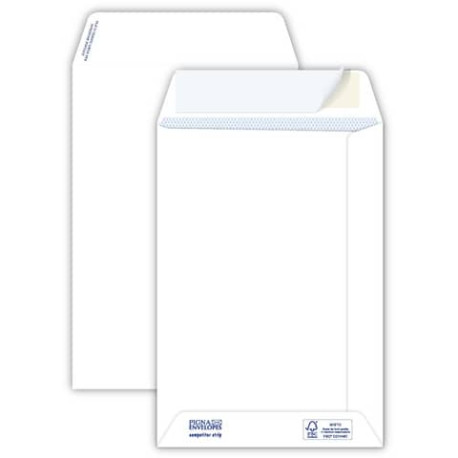 Buste a sacco bianche autoad. removibili Pigna Envelopes Competitor strip 80 g/m² 160x230 mm  conf. 