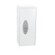 Cassaforte Phoenix bianco - Ral 9003 con serratura a chiave doppia mappa. 99 lt. SS1185 K