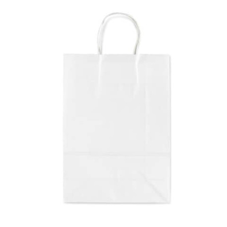 Sacchetti da regalo Rex-Sadoch Allegra tinta unita 22x10x27 cm bianco conf. da 25 - SDS22BIA